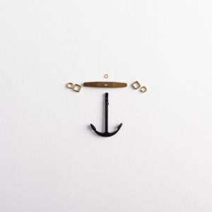 Stock Anchor Metal and Wood 30mm