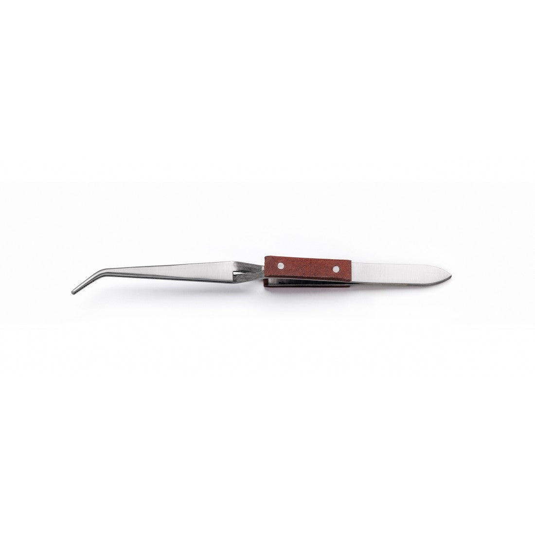 Amati Reverse Action Tweezers Curved Tip/Fibre Grip
