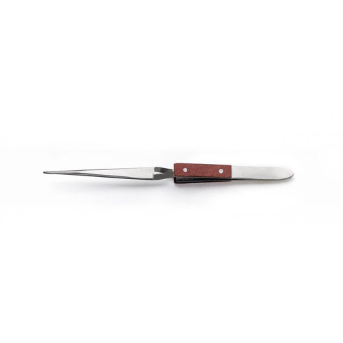 Amati Reverse Action Tweezers Straight Tip/Fibre Grip