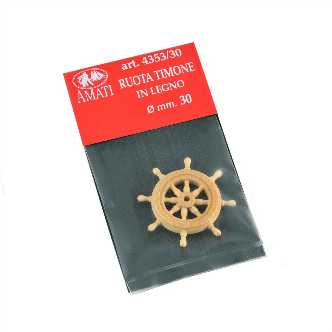 Ships Wheel Wood 30mm