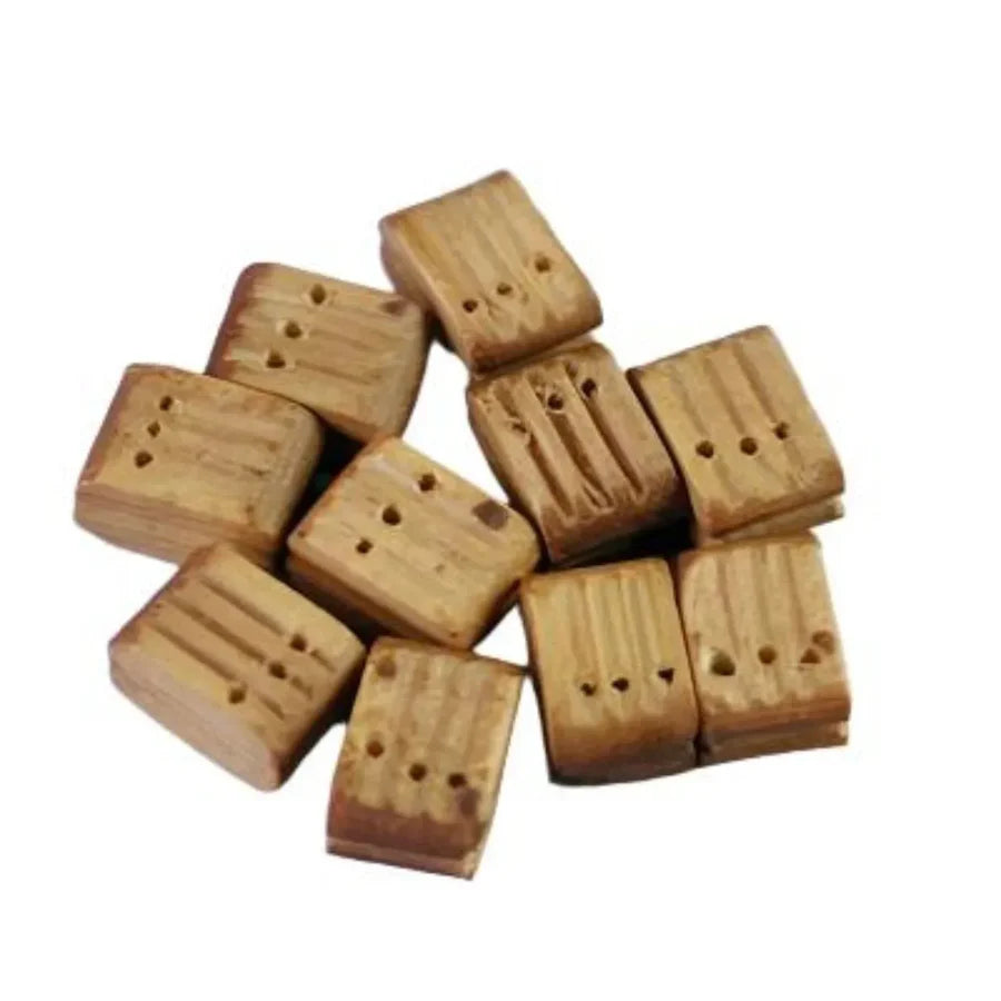 Rigging Blocks Triple Walnut Pack of 10 (Choice of Sizes)