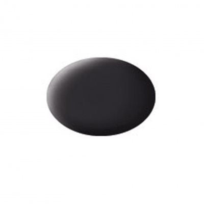 Revell Aqua Color #6 Tar Black Matt 18ml
