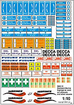 BECC Standard Marine Signage 1:12 Scale
