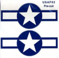 BECC US Air Force Roundel 1943-1946 - Decal Multipack