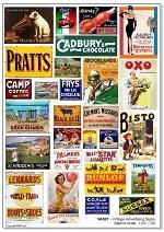 BECC Vintage Advertising Signs OO Gauge 1:76