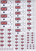 BECC Australia Naval Ensign - Decal Multipack