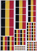 BECC Belgium Civil Ensign - Decal Multipack