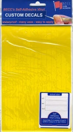 BECC Vinyl Lining Yellow Wide